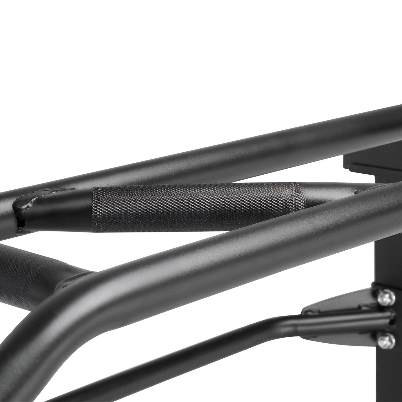 Power Cage with Multi-Position Grip Bar  Circuit Fitness AMZ-600CG - Knurled Pull Up Grip
