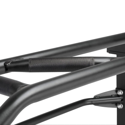 Power Cage with Multi-Position Grip Bar  Circuit Fitness AMZ-600CG - Knurled Pull Up Grip