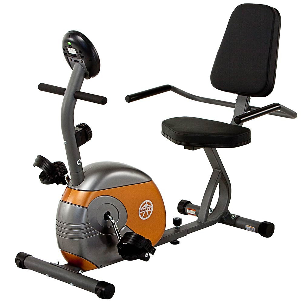 The Recumbent Bike ME-709 by Marcy brings high intensity interval conditioning  to your home gym