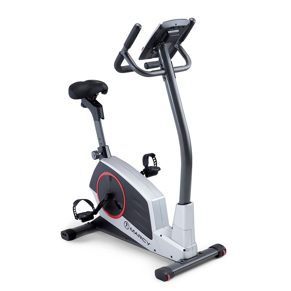 Regenerating Magnetic Upright Exercise Bike Marcy ME-702  front side view