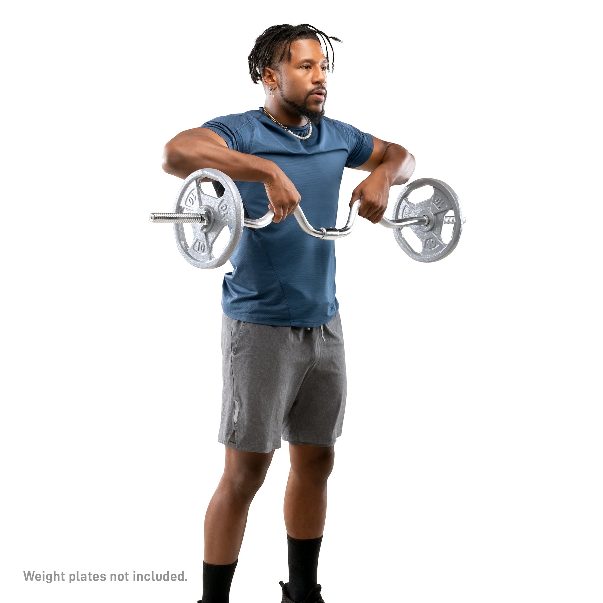 Gym Master Ez Bar Spinlock Ironmaster EZ Curl Bar Ironmaster