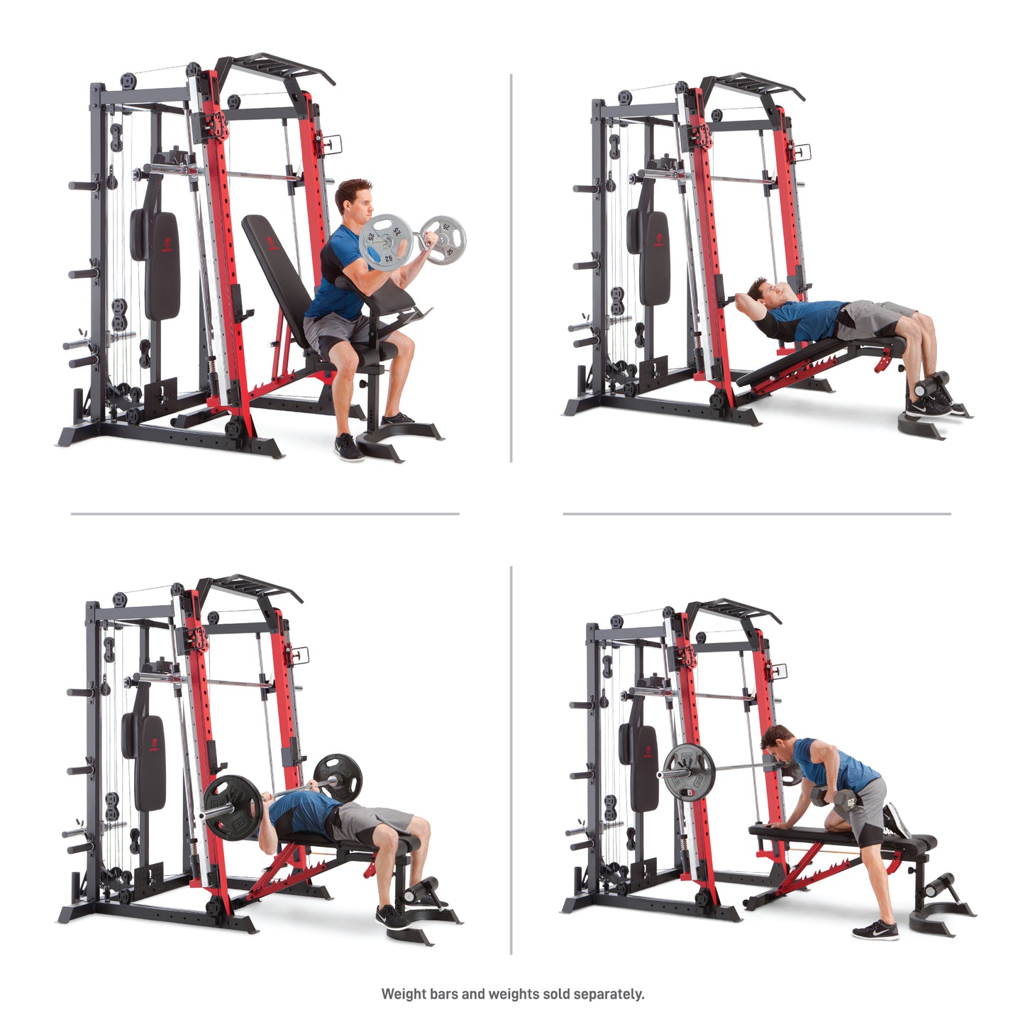 Marcy Smith Machine / Cage System with Pull-Up Bar and Landmine Station | SM-4033