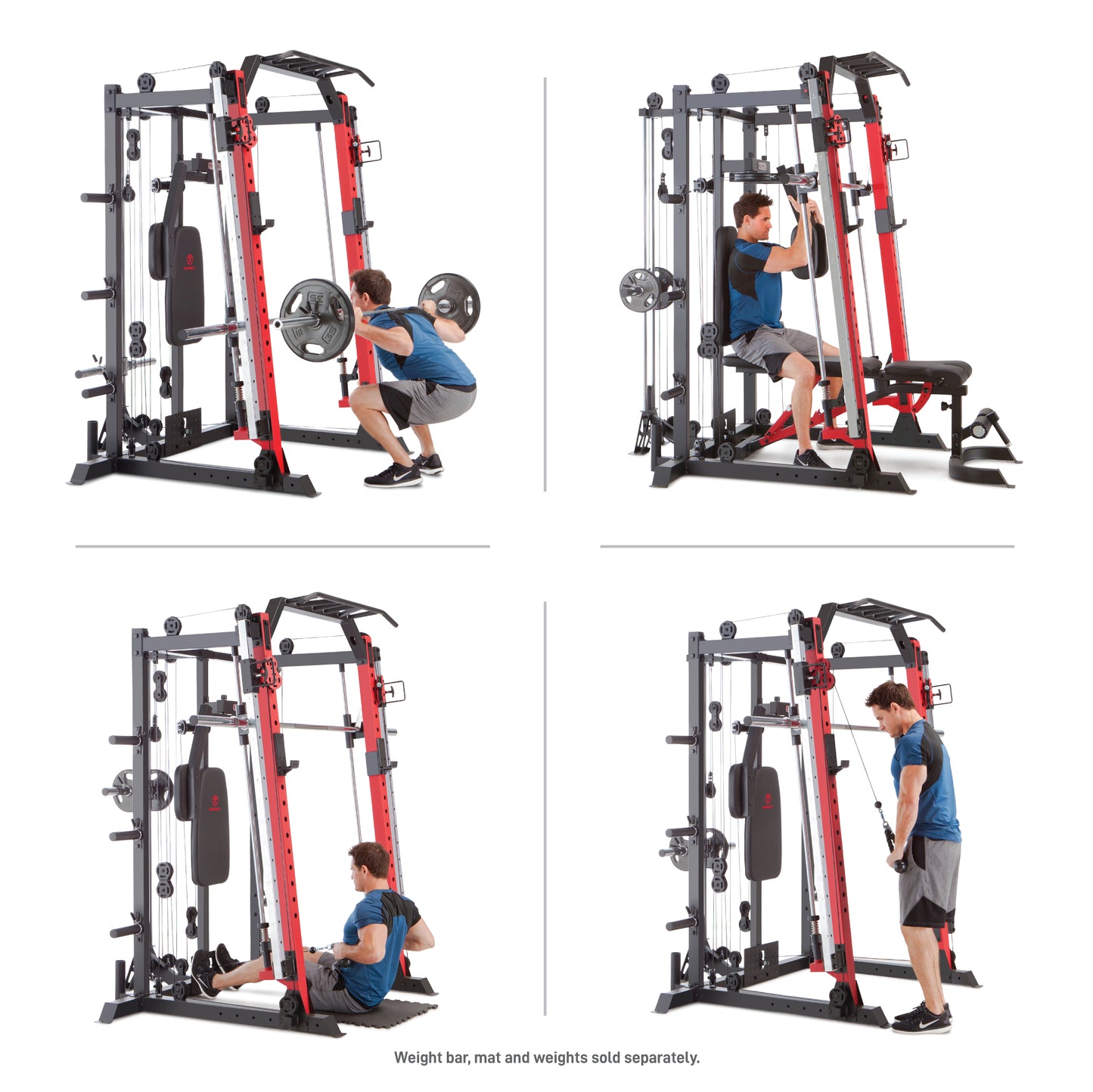 Marcy Smith Machine / Cage System with Pull-Up Bar and Landmine Station | SM-4033