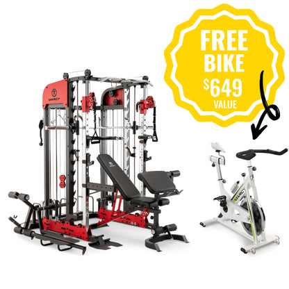 Marcy Pro Deluxe Smith Cage Home Gym System | SM-7553