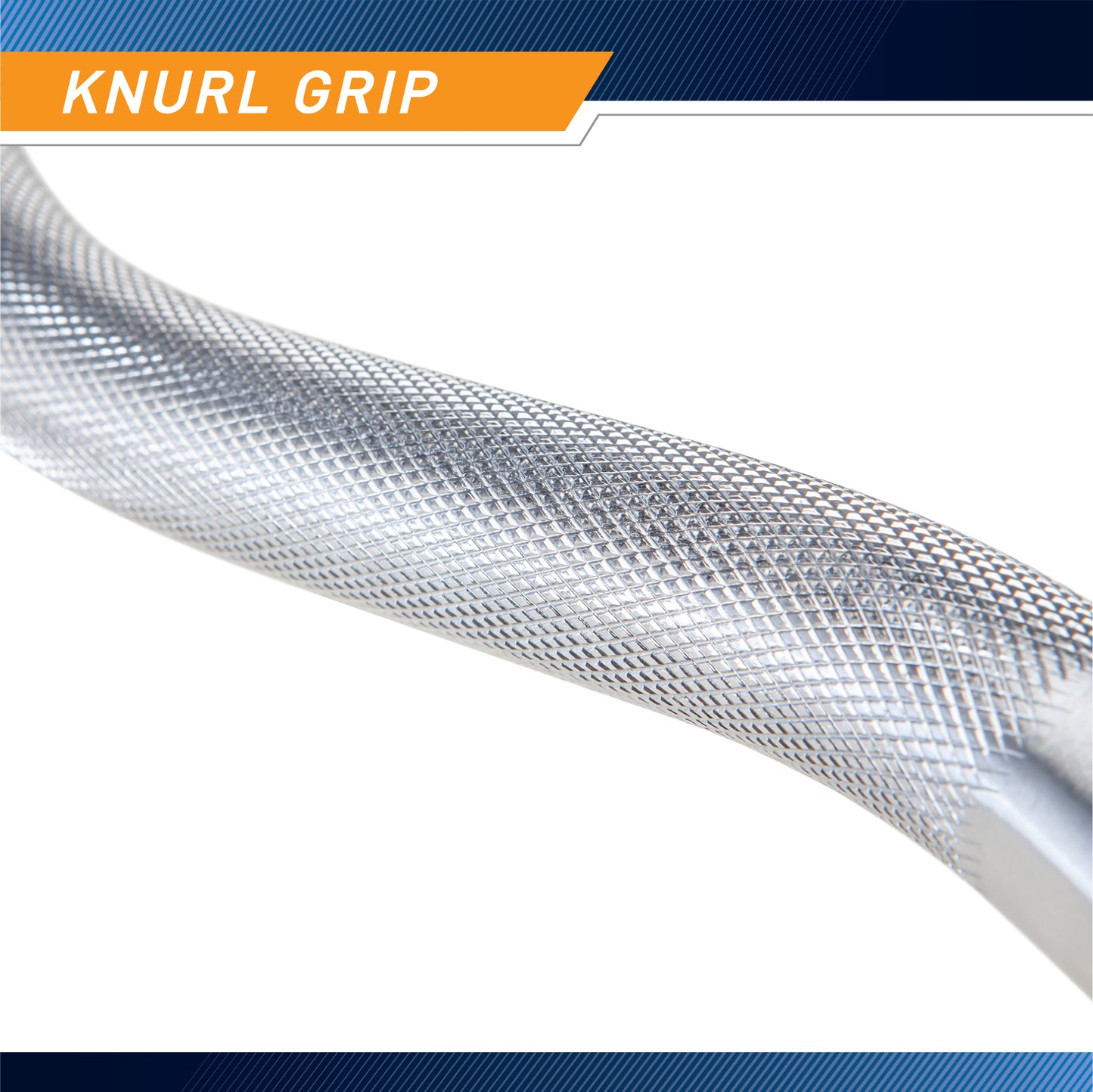 Marcy Solid Steel Olympic Curl Bar | Chrome-Plated Weight Bar | SOC-49