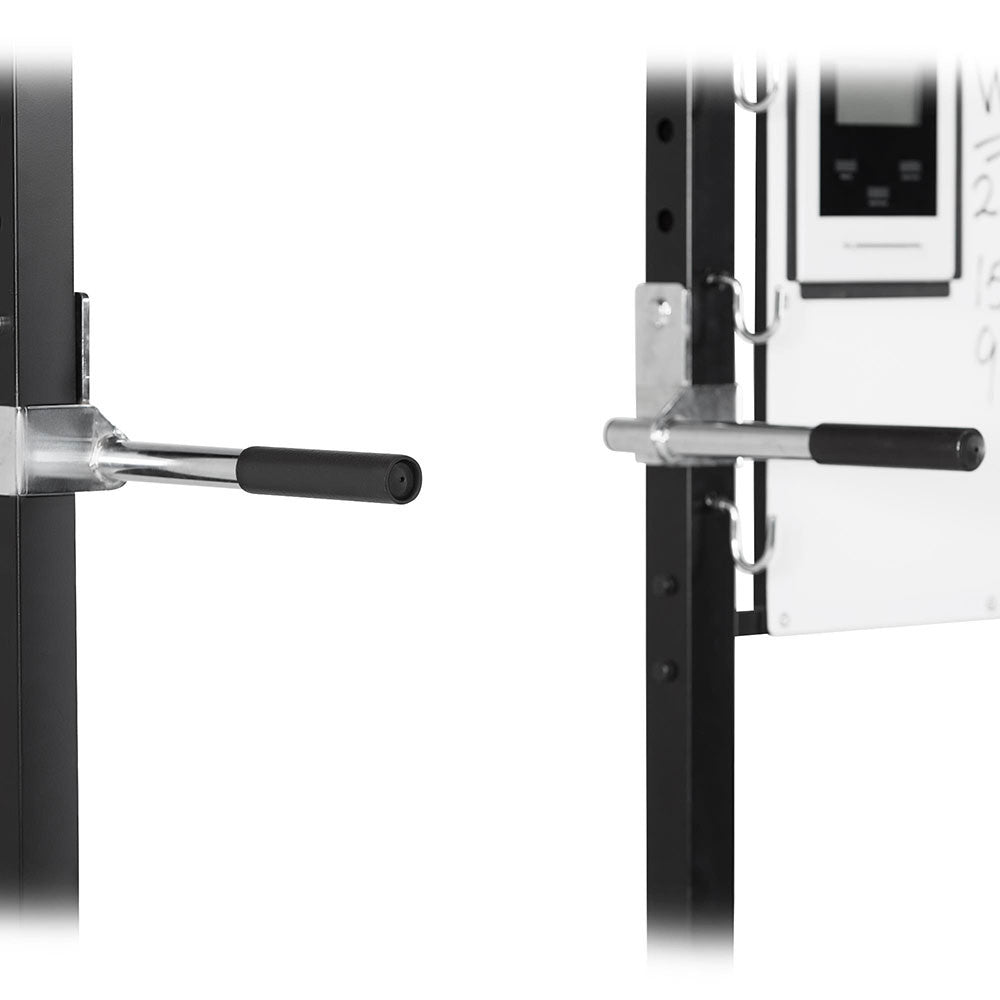 The Steelbody T-Rack STB-98001 includes dip bars