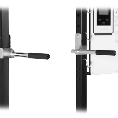 The Steelbody T-Rack STB-98001 includes dip bars