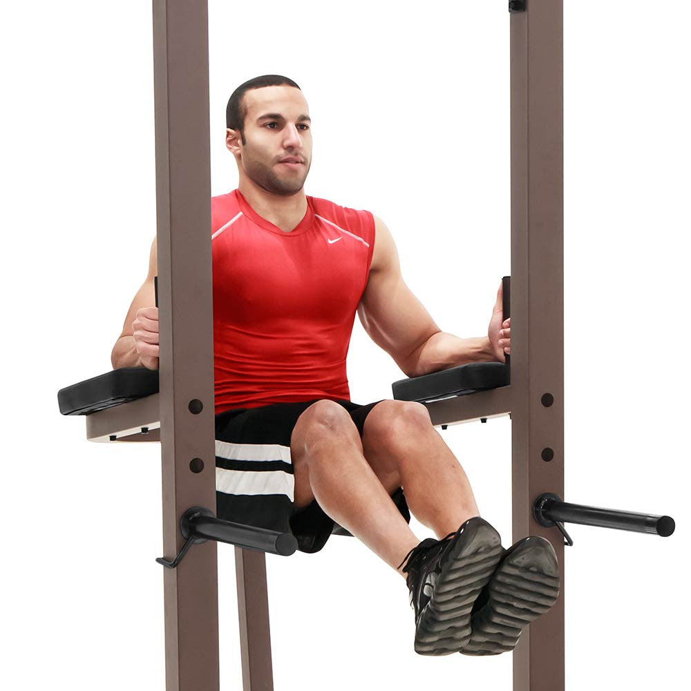 The Power Tower SteelBody STB-98501 in use - Vertical Knee Raises VKR