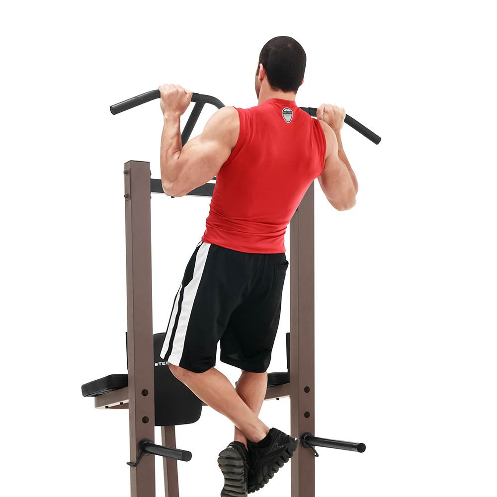 The Power Tower SteelBody STB-98501 in use - Pull Ups