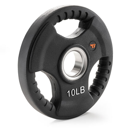Short Olympic Barbell Weight Set 47” w Weight Plates collars BBOB-7645  Bionic Body - 10lb Plate