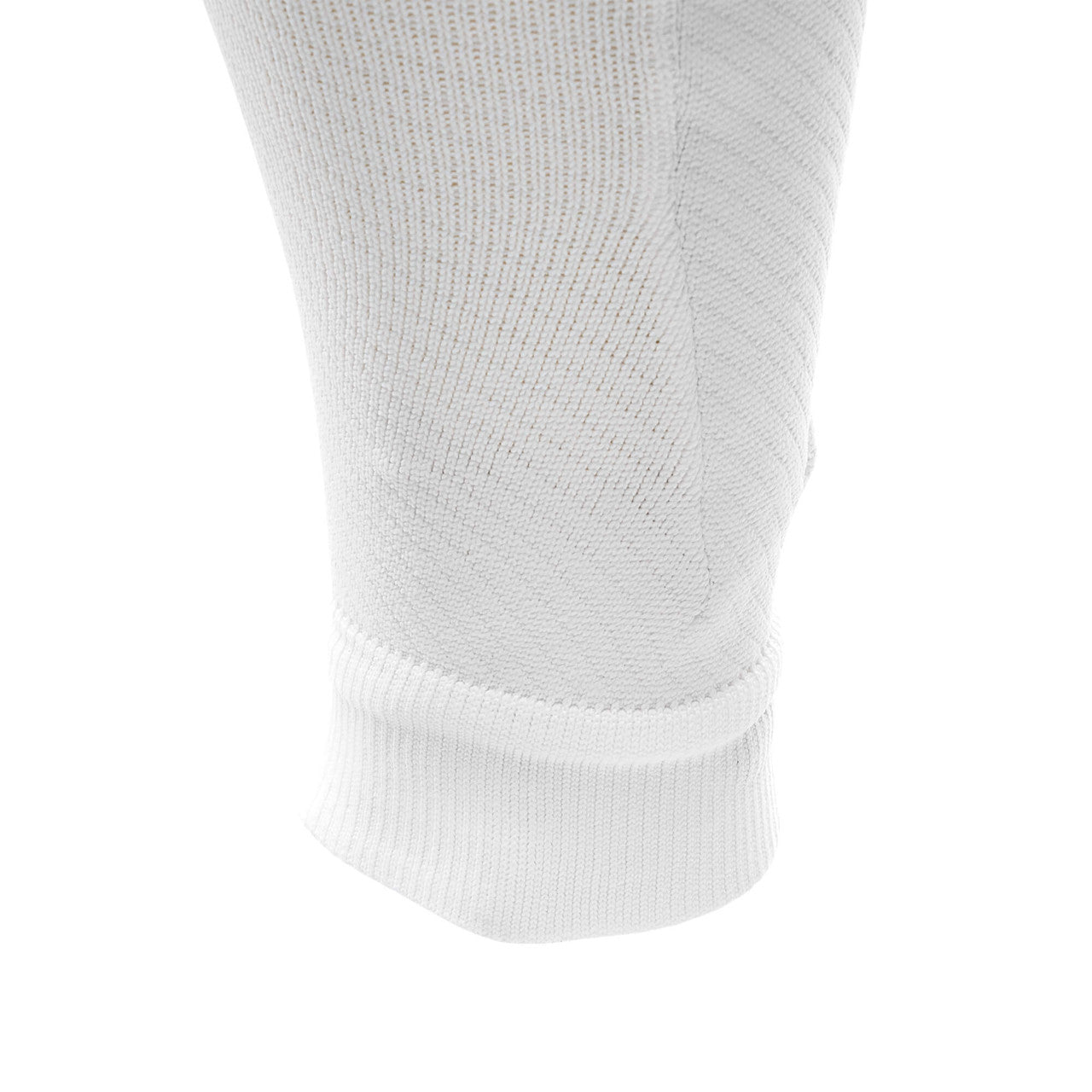 Sockapro Footless Soccer Sock  Compression Sock for Shin Guard  Marcy Sports - White - Ankle