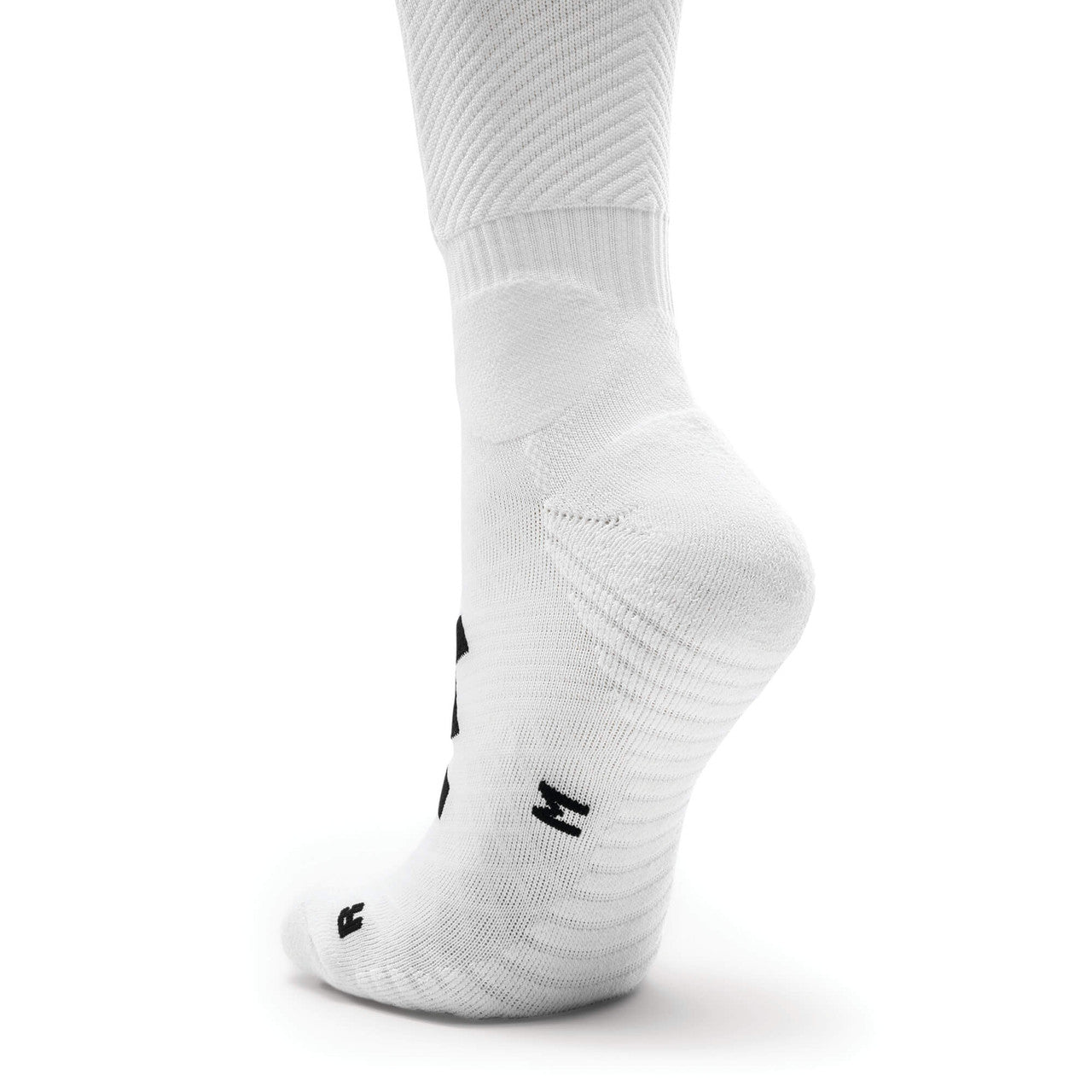 Sockapro Soccer Sock  Compression Sock for Shin Guard  Marcy Sports - White - Bottom