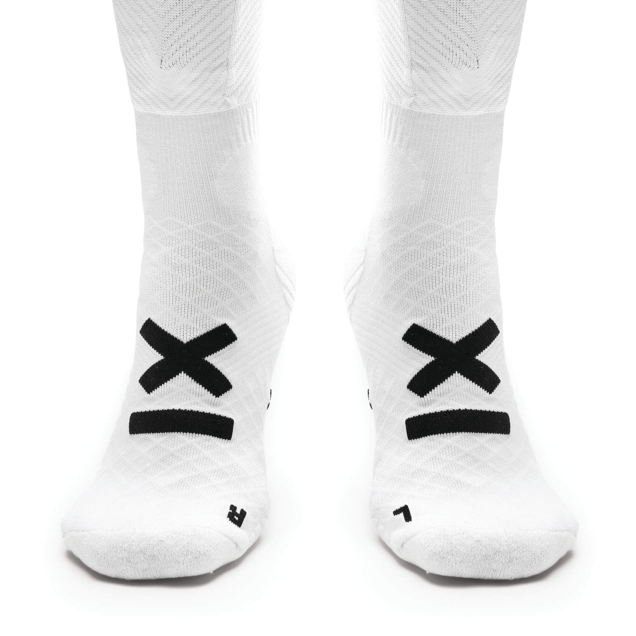 Sockapro Soccer Sock  Compression Sock for Shin Guard  Marcy Sports - White - Top Design
