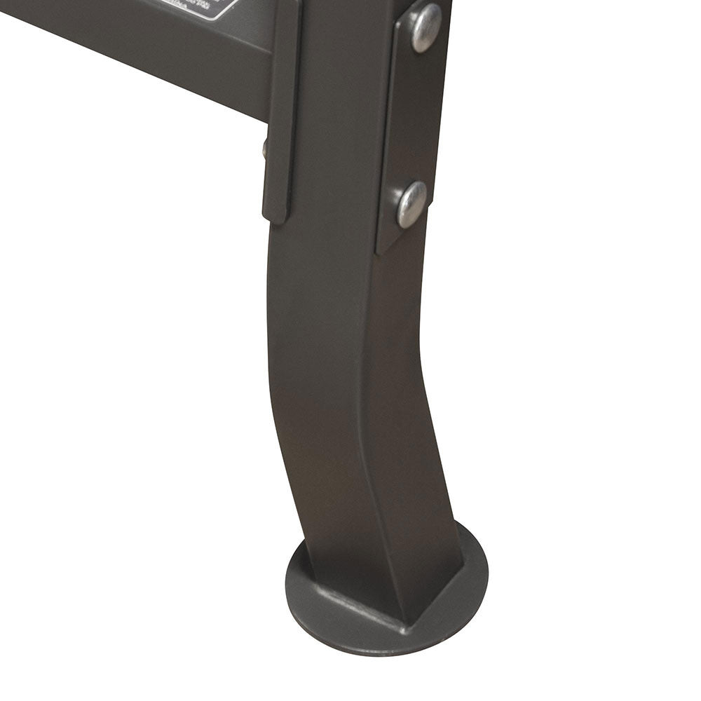 The Standard Bench with 100lb Weight Set Marcy Diamond Elite MD-2082W has a sturdy durable steel frame