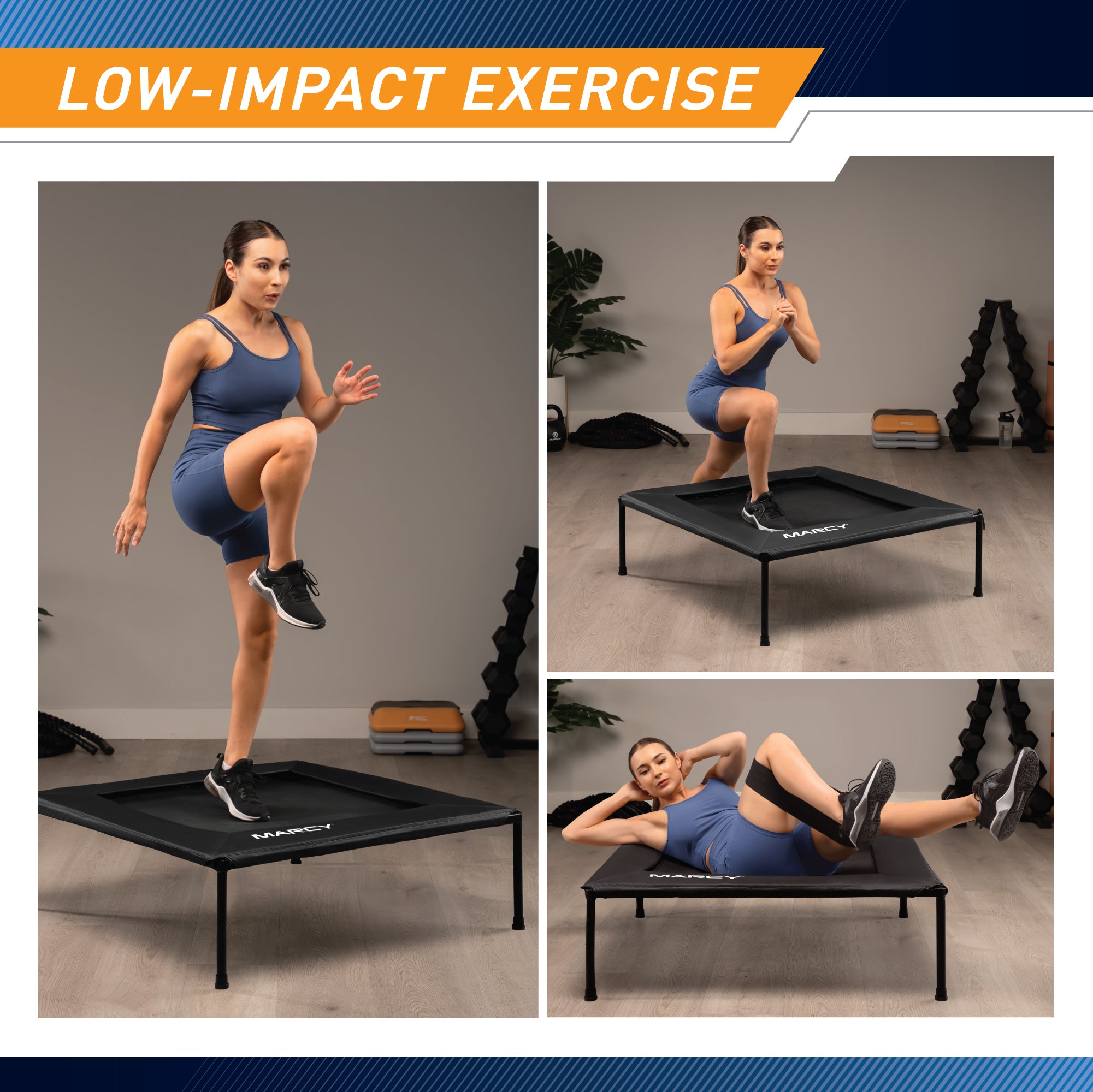 Cardio Trampoline Trainer | Marcy ASG-40 Quality Cardio Exercise