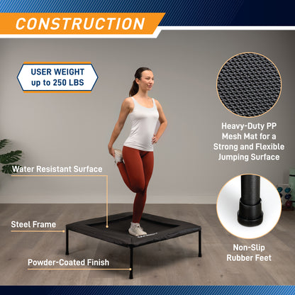 Marcy 40" Foldable Square Trampoline | TPL-42SQ