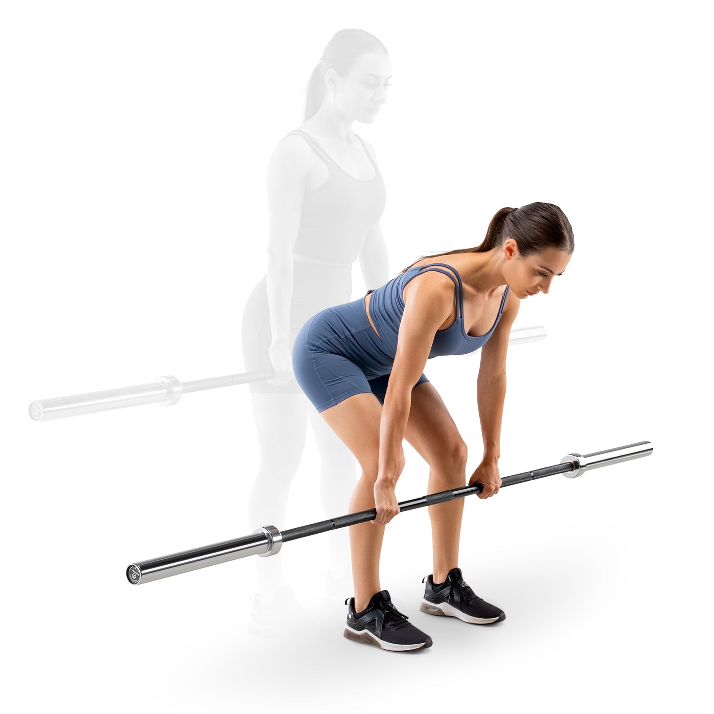 Marcy 7-Foot Olympic Barbell with Needle Bearings | TRB-OB1000