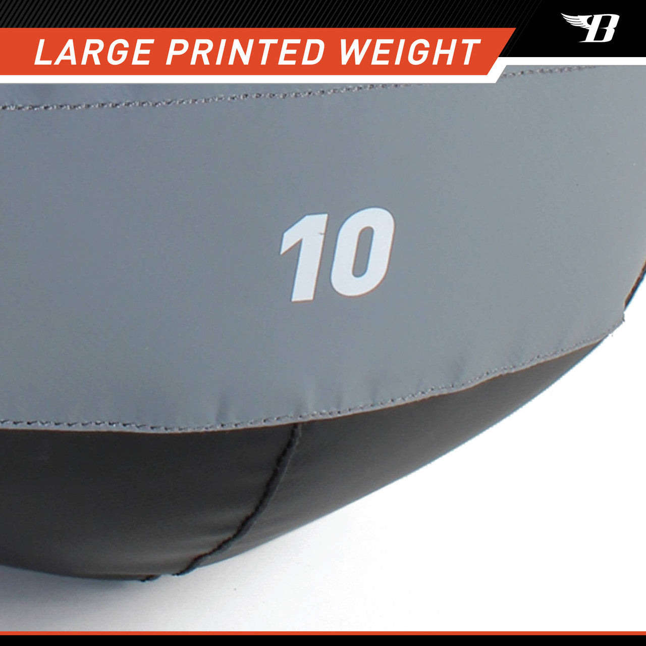 The Bionic Body 10 lb BBWB-1210 - LARGE PRINTED WEIGHT