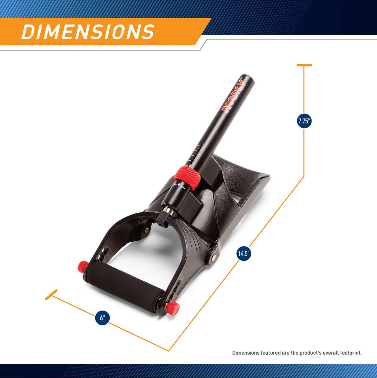 The Marcy Forearm Developer - Dimensions