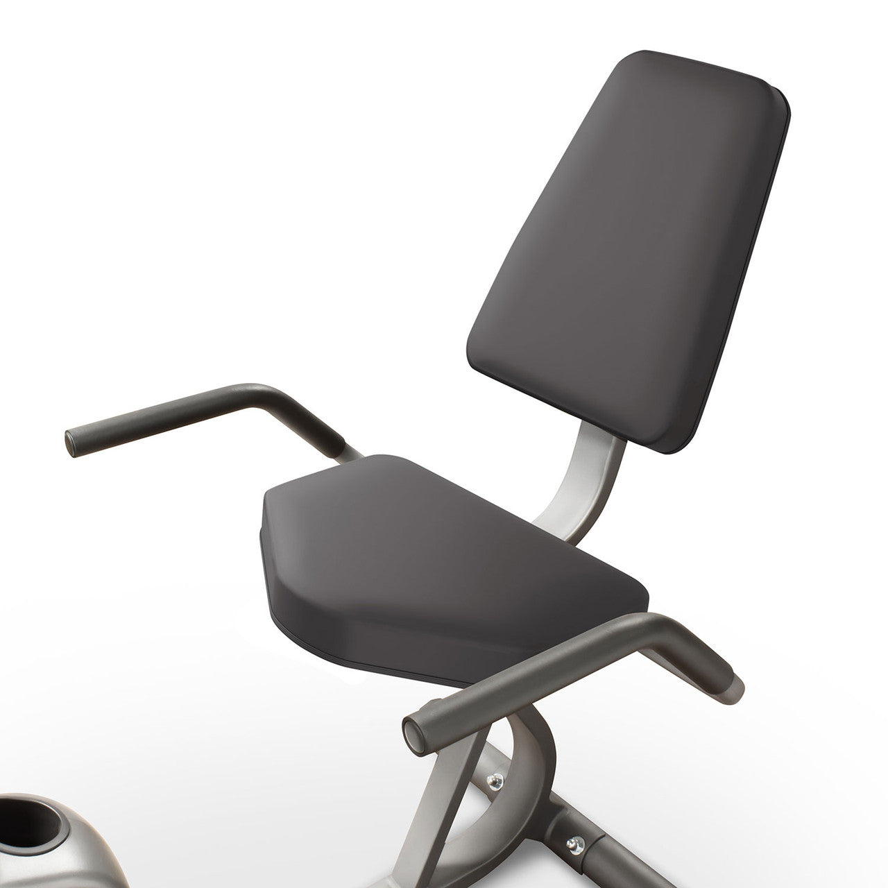 The Marcy Recumbent Magnetic Cycle NS-716R has a large comfortable seat pad and back pad