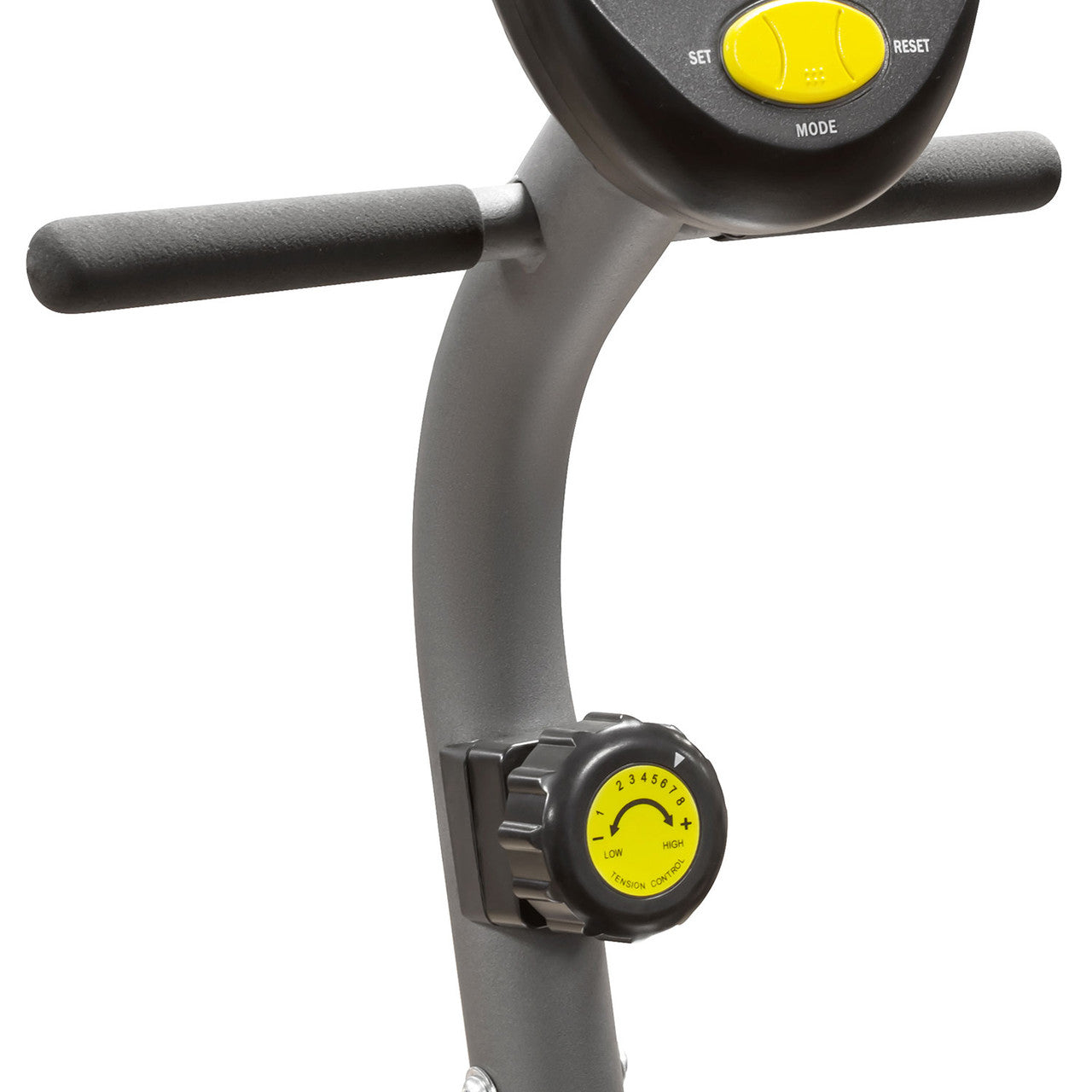 The Marcy Recumbent Magnetic Cycle NS-716R has a tension knob to easily adjust the resistance of your intense workouts