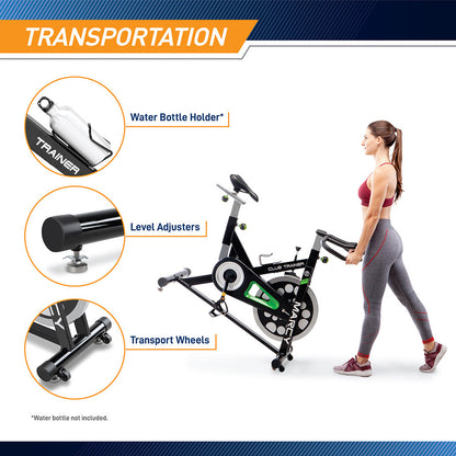 The Marcy Revolution Cycle XJ-3220 - Water Bottle Holder - Leveler - Transport Wheels