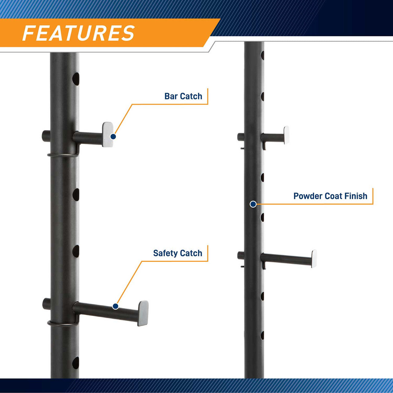 The Power Rack MWB-70500 - Bar Catch