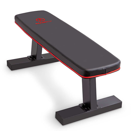 The Marcy SB-10510 Flat Bench can be utilized in home gyms for HIIT conditioning and training