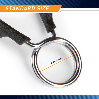 The Standard Bar Spring Clip Collars RBC-2 has a 1 inch diameter 