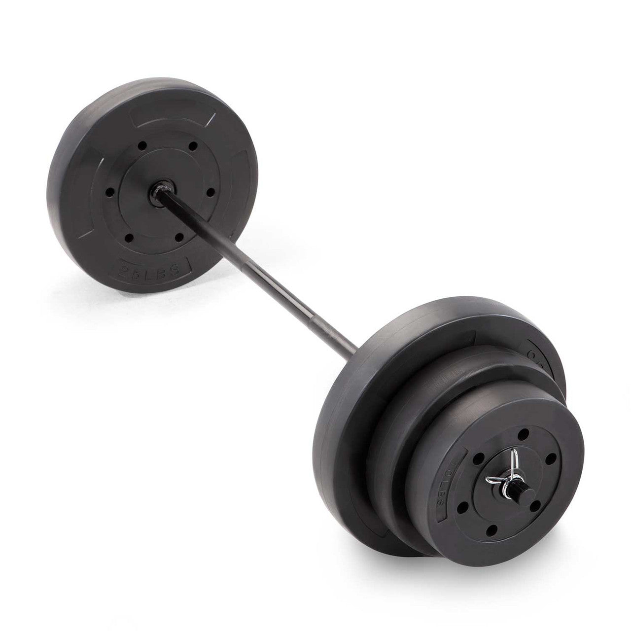 The Standard Bench with 100lb Weight Set Marcy Diamond Elite MD-2082W includes 100 pounds of weight plates