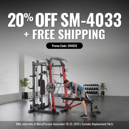 Marcy Smith Machine / Cage System with Pull-Up Bar and Landmine Station | SM-4033