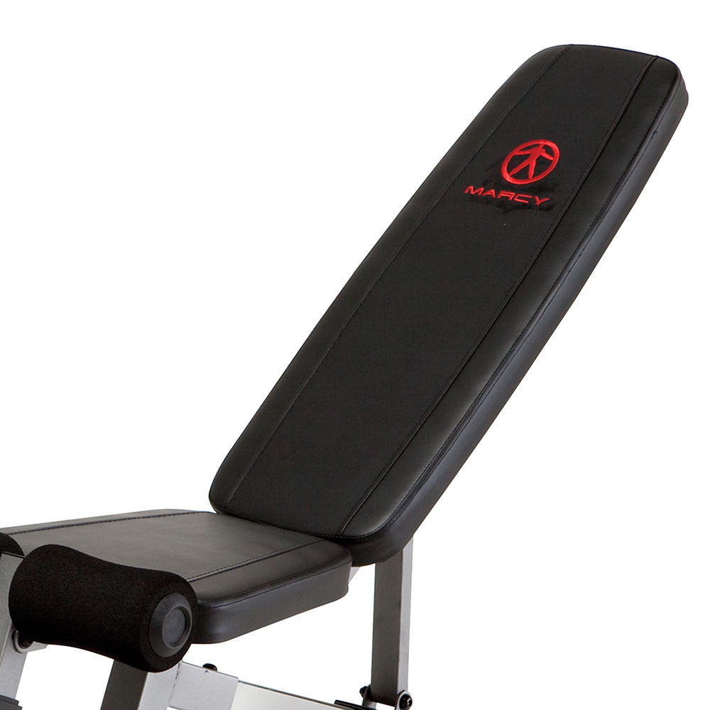 The Marcy SB-510 Utility Bench has comfortable padding for your extended workouts