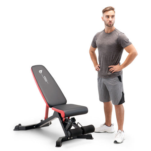 Utility Weight Bench with 5-Position Adjustable Seat | Circuit Fitness AMZ-563BN - Retired
