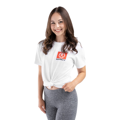 Marcy Box Logo White T-Shirt | MBLT-WHT