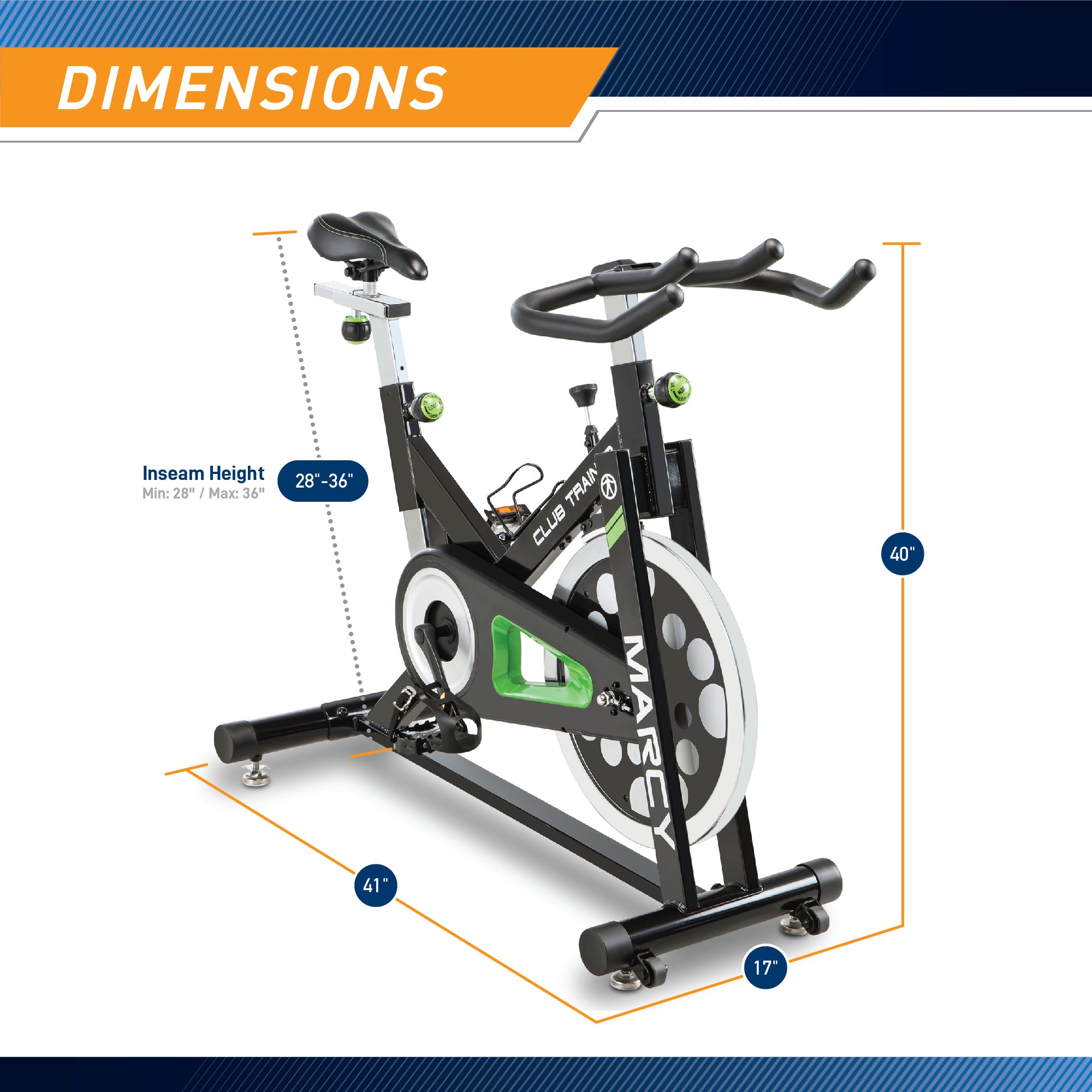 Marcy Revolution Cycle | XJ-3220 Quality Cardio Exercise Bike