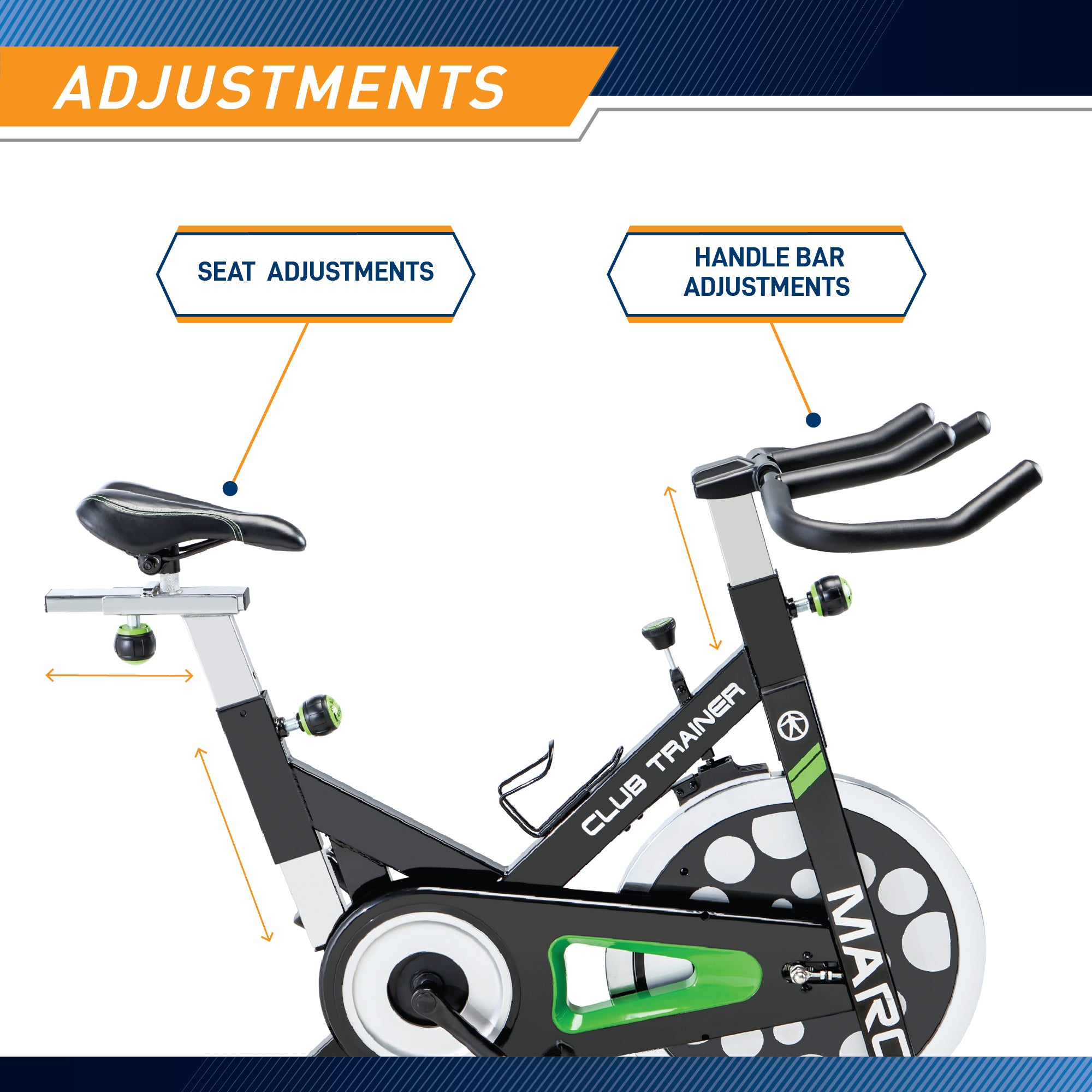Marcy Revolution Cycle | XJ-3220 Quality Cardio Exercise Bike