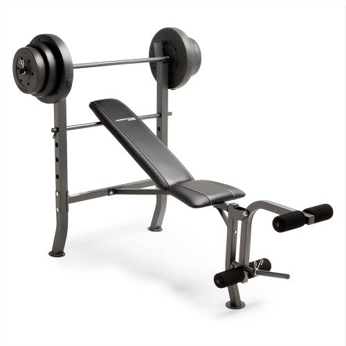 Competitor Pro Standard Bench + 100lb Weight Plate Set | CB-5573 - Retired