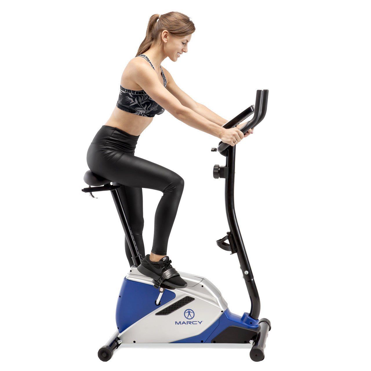 marcy magnetic upright bike ME-1016U in use