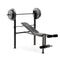 Competitor Standard Adjustable Bench with 80lb Weight Set | CB-20111