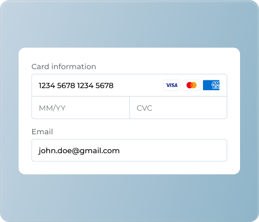 Payment form for completing a Truemed eligible purchase